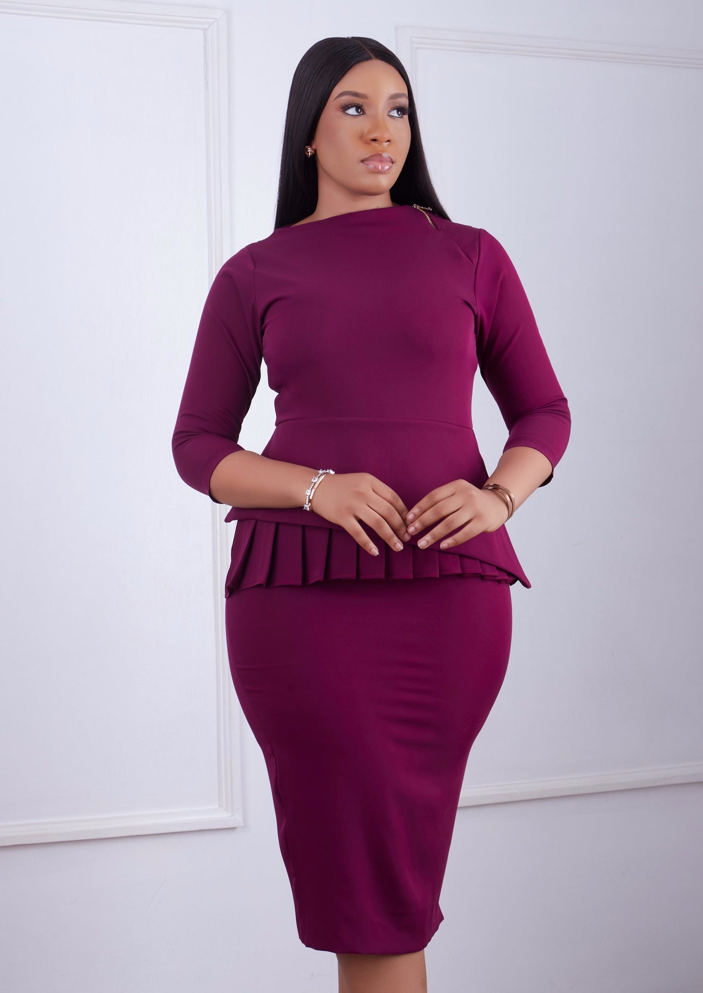 Preorder Rolake Dress Magenta