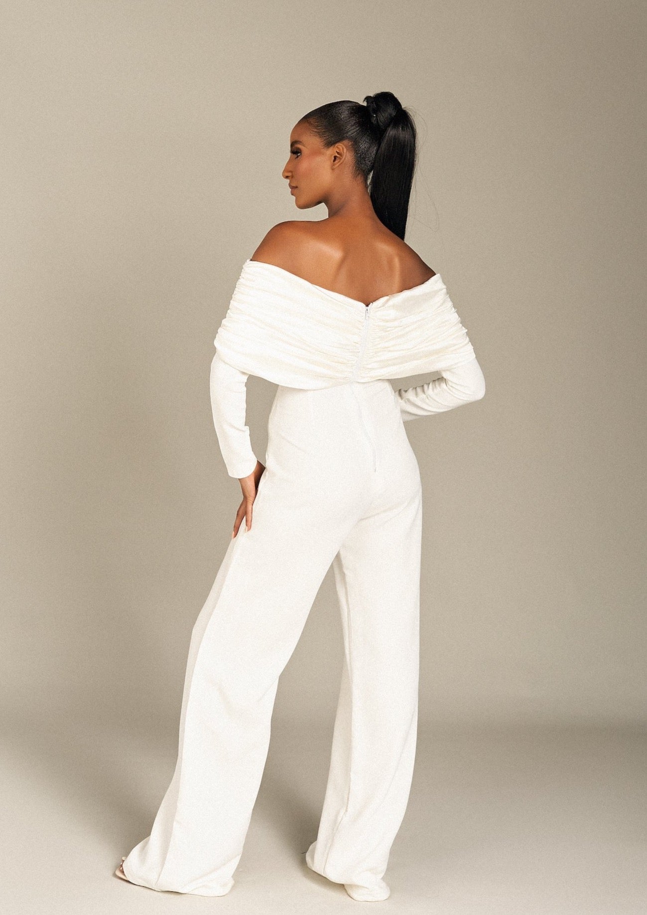 Dallas Jumpsuit White